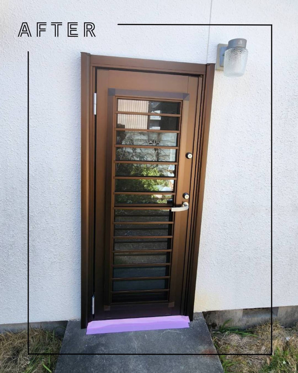 ユーライフの1日でリフォームが完了します！勝手口ドアを取替えました😊の施工後の写真1