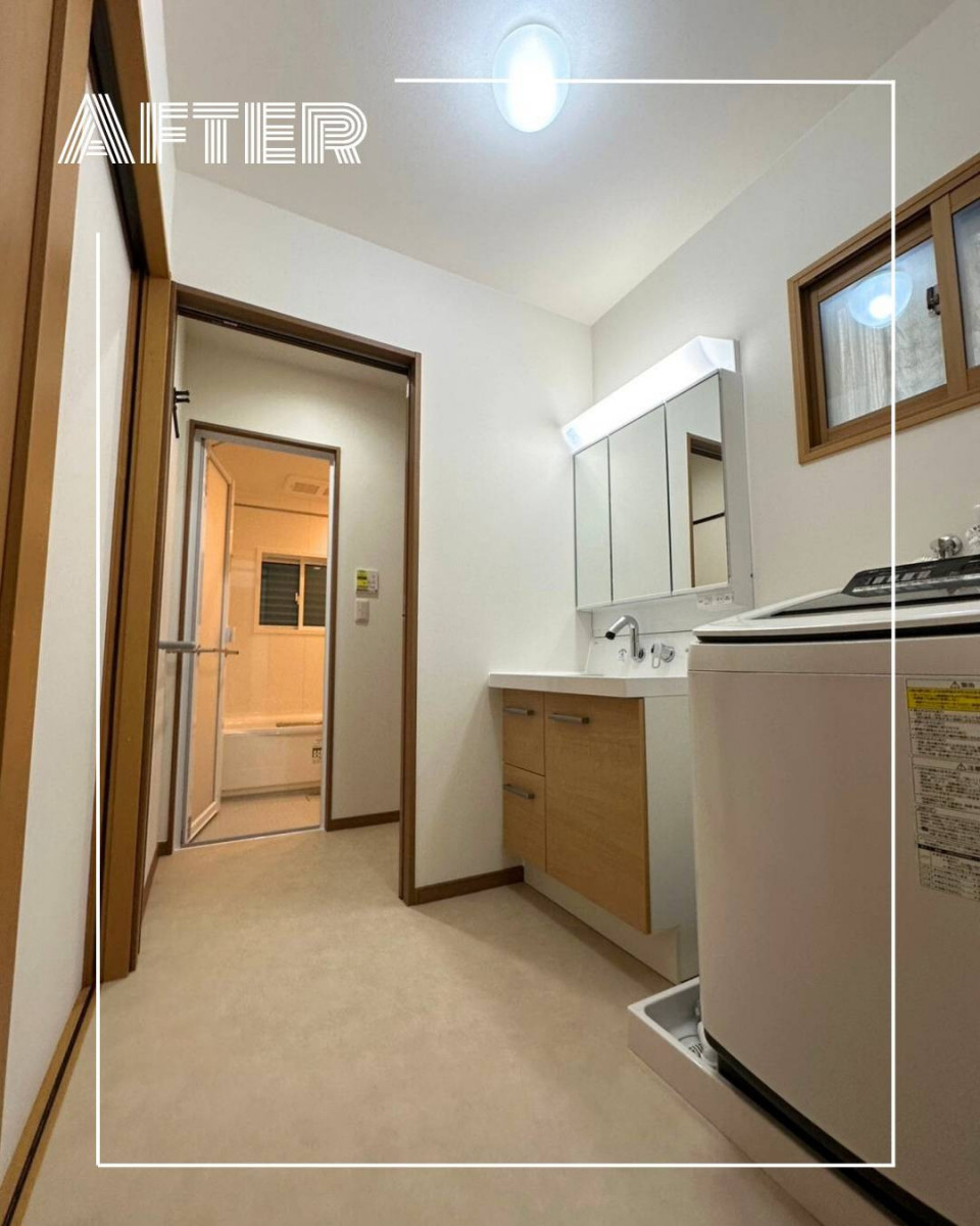 ユーライフの浴室と洗面室を同時にリフォームしました✨の施工後の写真3