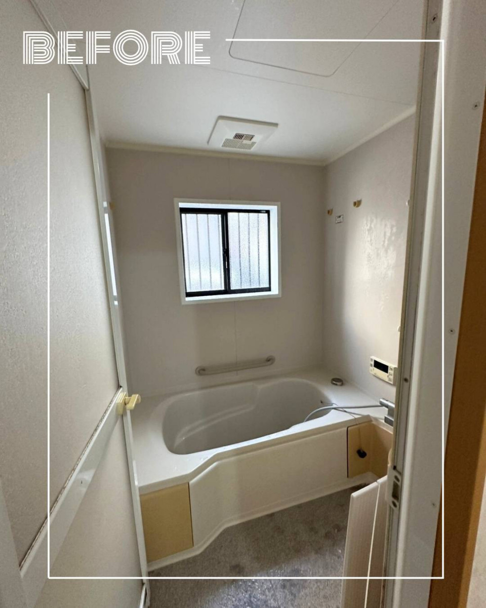 ユーライフの浴室と洗面室を同時にリフォームしました✨の施工前の写真1