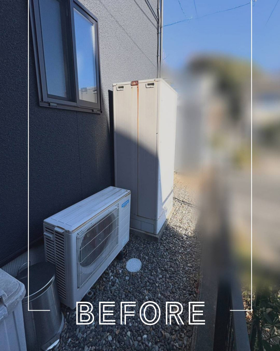 ユーライフの補助金を使ってエコキュートを取替えました😊の施工前の写真1