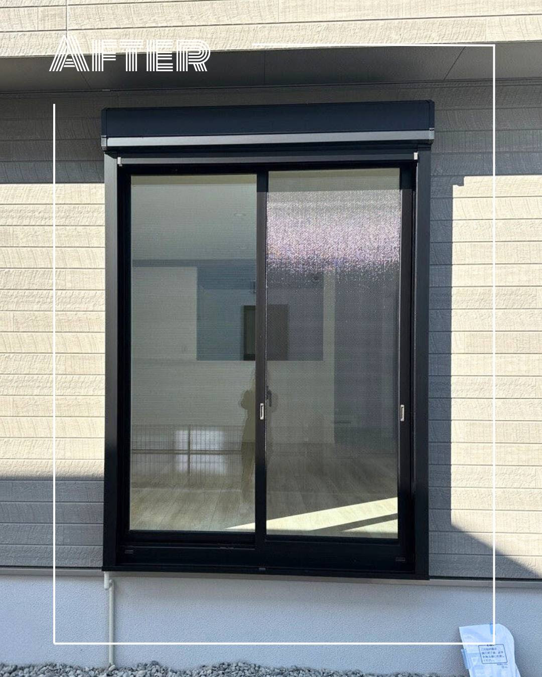 ユーライフのシャッターで窓を守り、防犯＆防災対策を‼の施工後の写真1