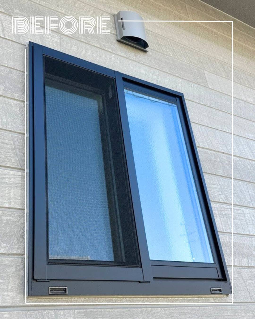 ユーライフのシャッターで窓を守り、防犯＆防災対策を‼の施工前の写真2