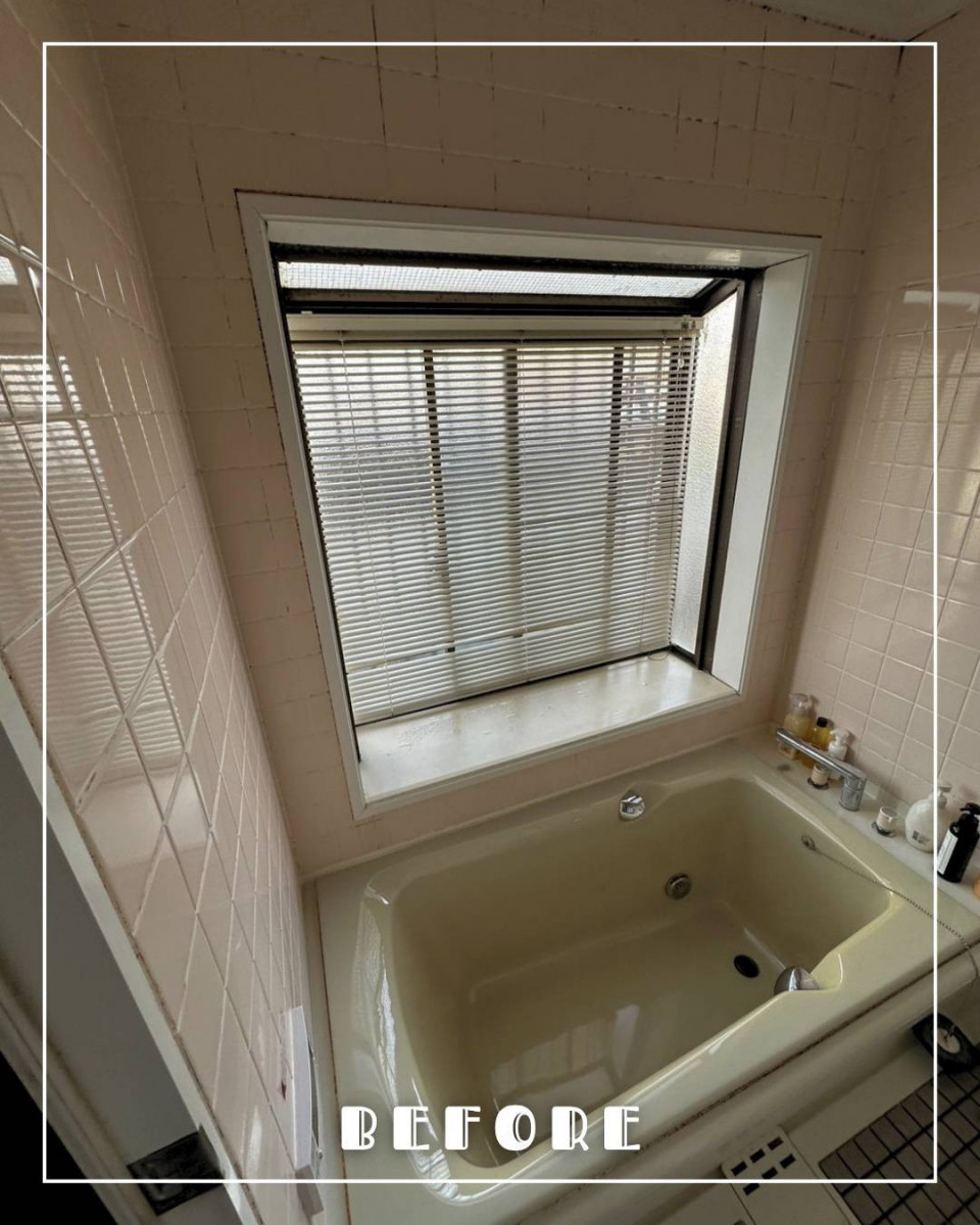 ユーライフの浴室＋窓リフォームで快適性アップ‼安心であたたかいバスルームへ✨の施工前の写真1