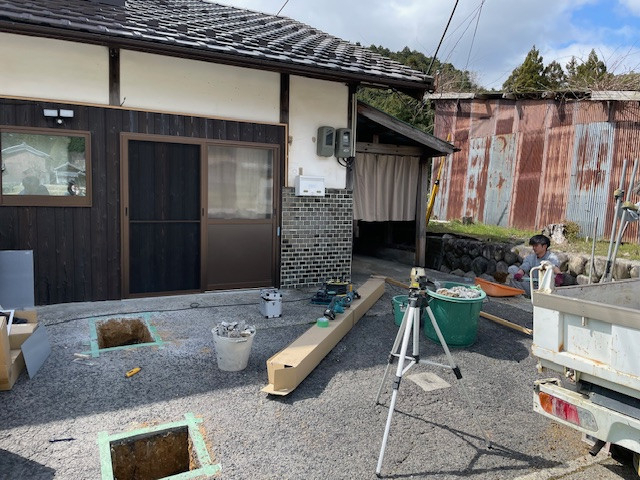 山本ガラスのカーポート施工の施工前の写真1