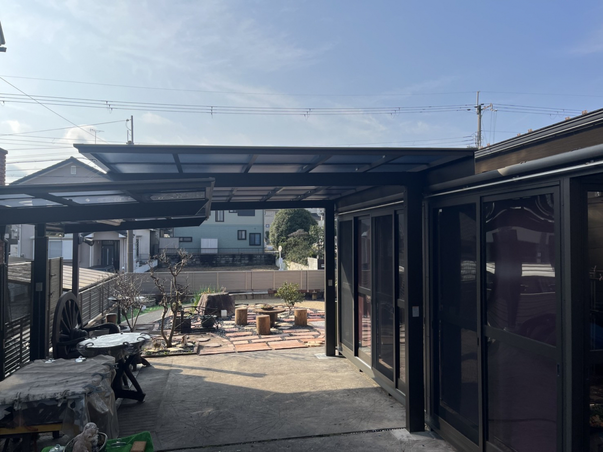 山本ガラスの雨が降ってきたら・・・の施工後の写真1