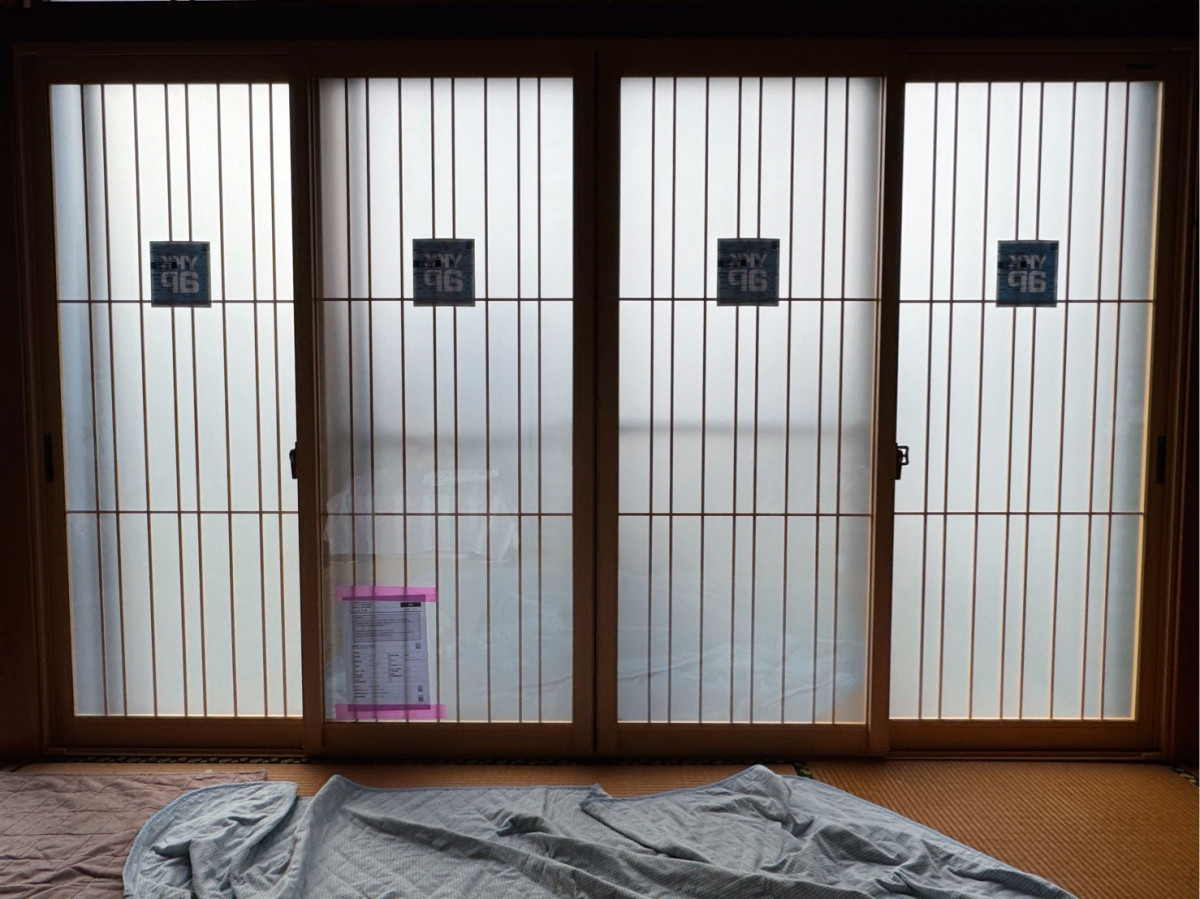 山本ガラスの和室の4枚建てに内窓を付けました！の施工後の写真2