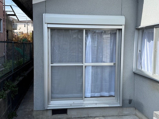 山本ガラスのｻｯｼのｼｬｯﾀｰの修理のご依頼でしたがの施工後の写真1