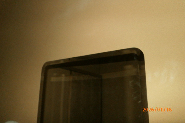 大竹商店の四角い　全周面取り鏡の施工前の写真1