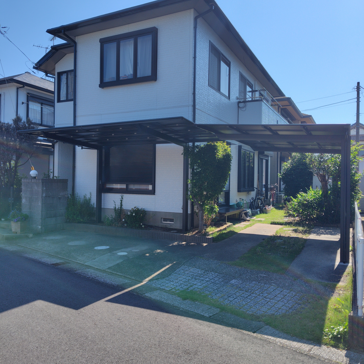 イガリアルミトーヨー住器の【茂原市 M様邸】雨が降っても安心😮💨カーポート🚙ネスカFの施工後の写真1