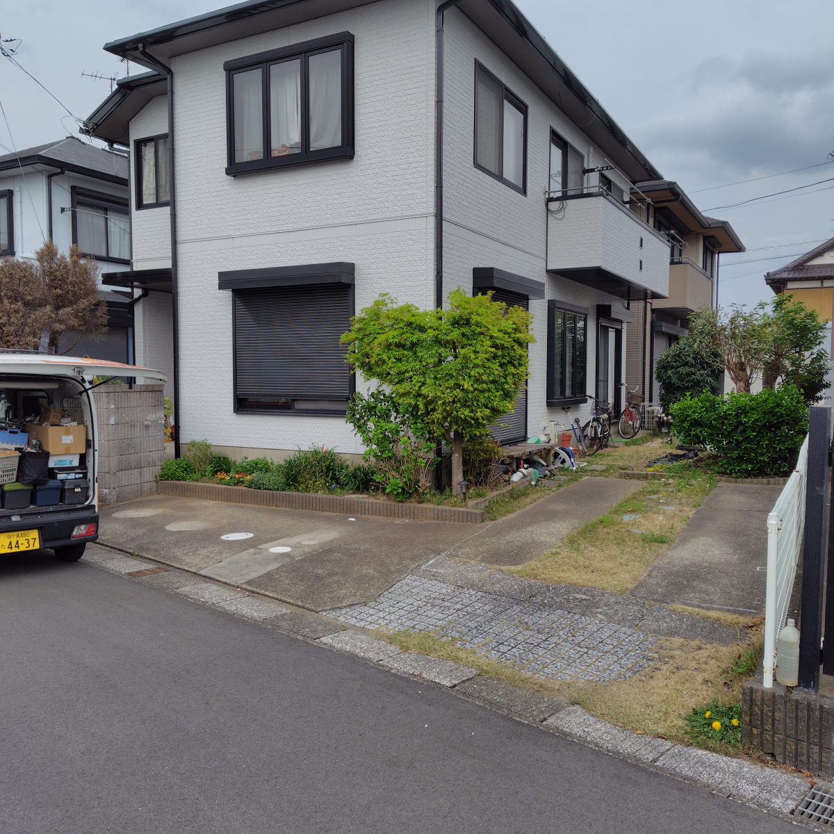 イガリアルミトーヨー住器の【茂原市 M様邸】雨が降っても安心😮💨カーポート🚙ネスカFの施工前の写真2