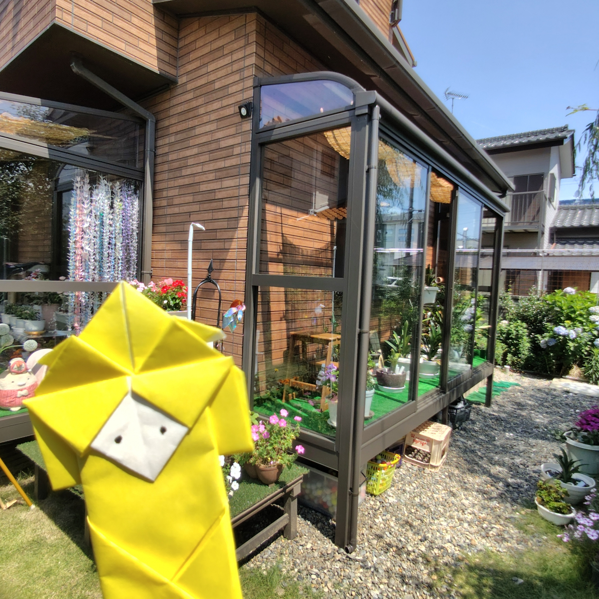 イガリアルミトーヨー住器の【茂原市　K様邸】サンルーム増築＆テラス設置工事🙂☀️のお客さまの声の写真1