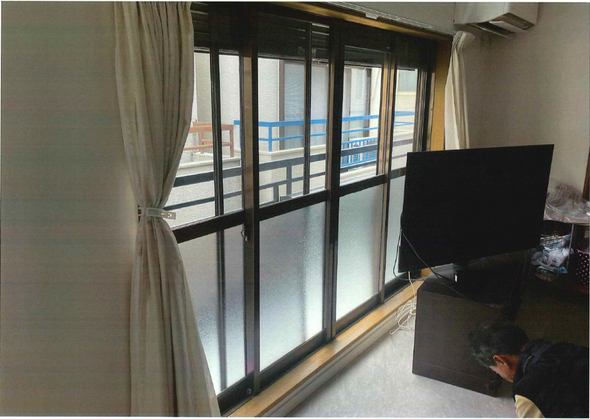 北摂トーヨー住器の2025年窓リノベ施工例の施工前の写真2