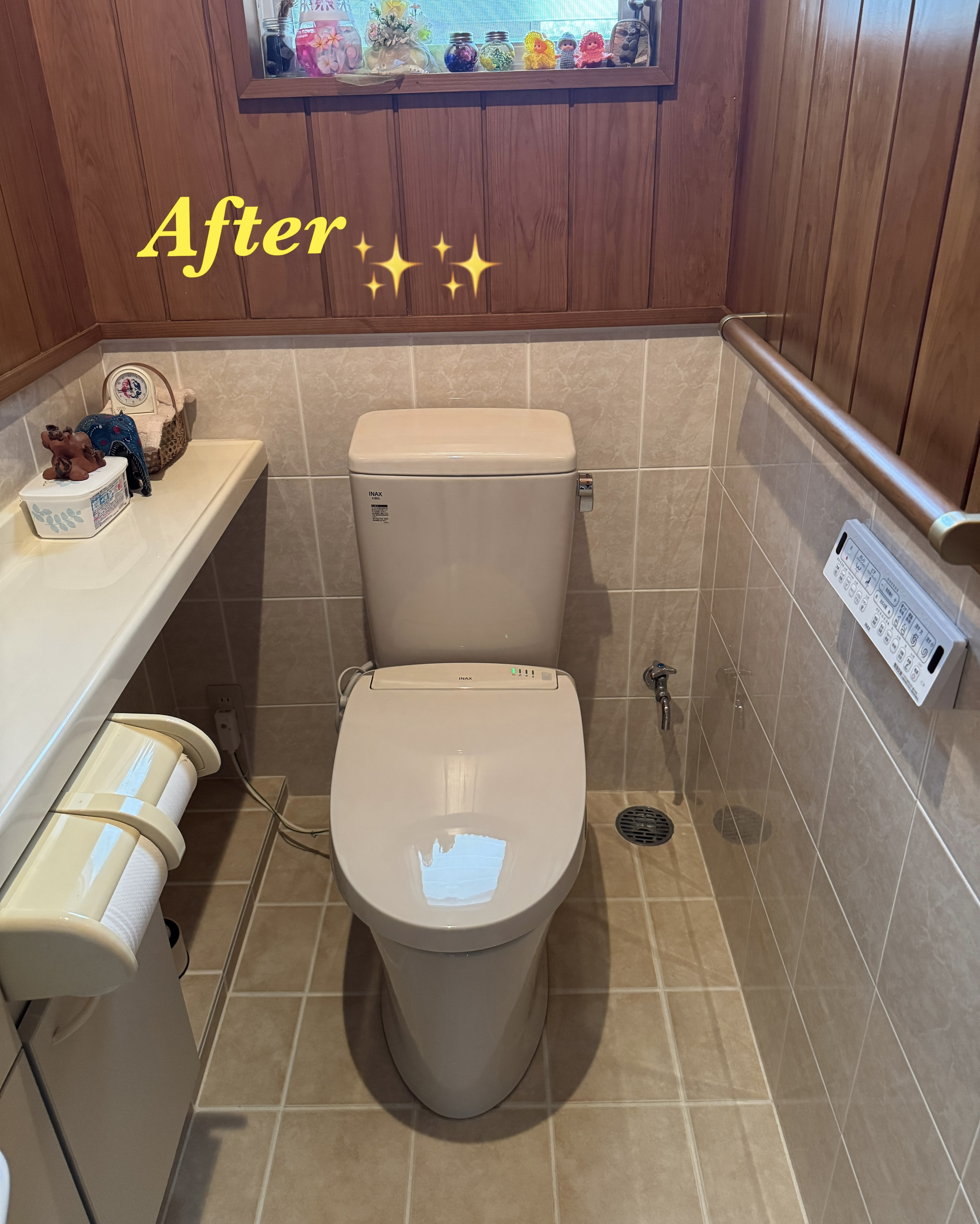 トイレ便器取替の詳しい施工事例です👆 トーヨー建材のブログ 写真1