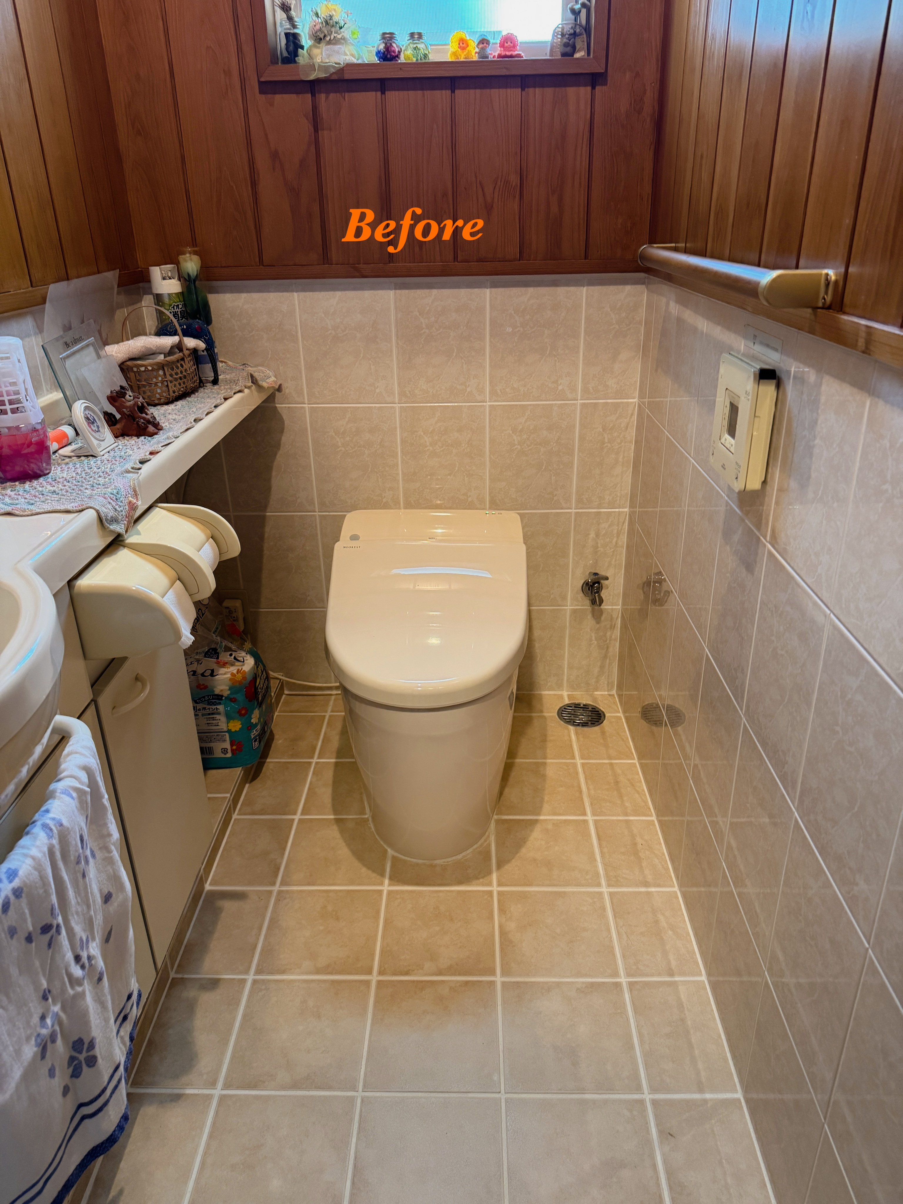 トイレ便器取替の詳しい施工事例です👆 トーヨー建材のブログ 写真2