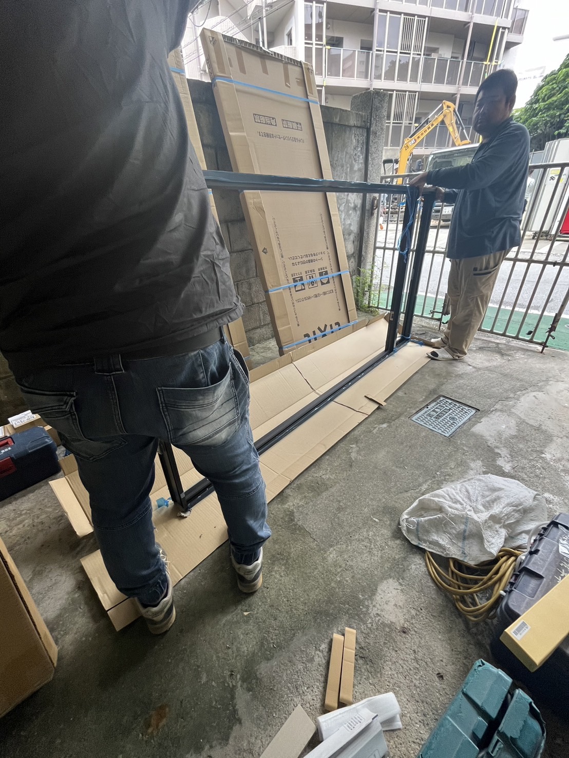 トーヨー建材の【１日リフォーム】カバー工法で玄関ドアを取り替えました！の施工事例詳細写真3
