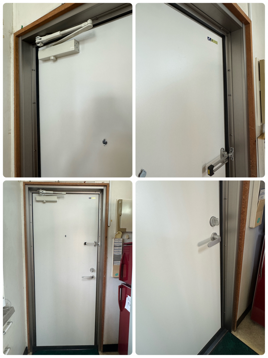 トーヨー建材の【沖縄】自社勝手口ドアを【クルージュ】に自社施工取替しました!(^^)!の施工後の写真2