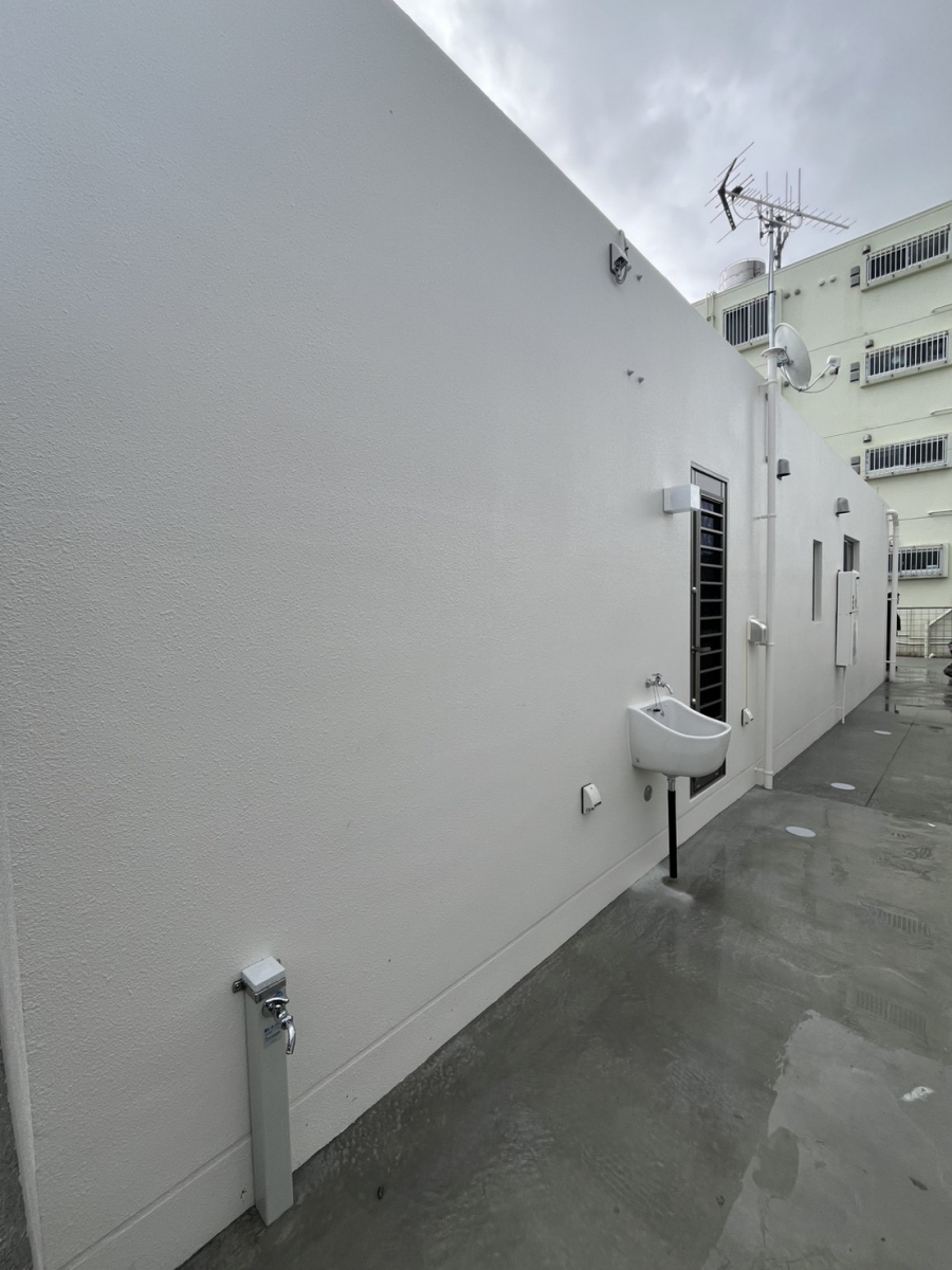 トーヨー建材の安心してください、囲ってますよの施工前の写真2