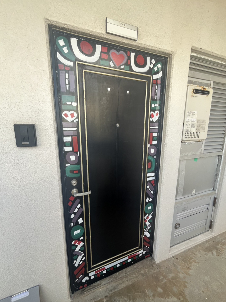 トーヨー建材の【北谷町】特定防火設備の玄関ドアを取り替えました！！の施工前の写真2