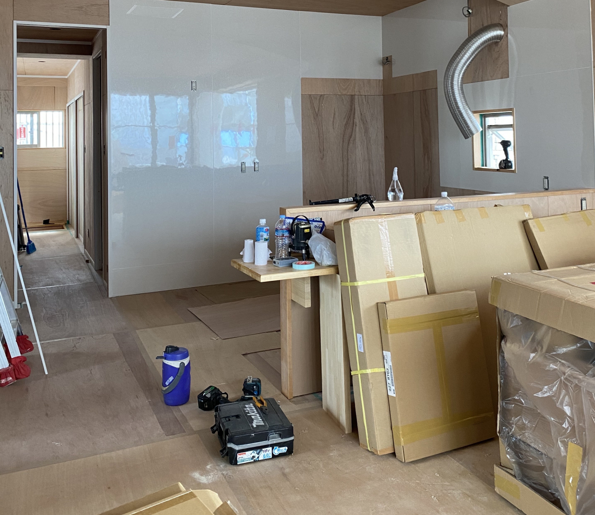 トーヨー建材のおしゃれな室内ドアがアクセントとなり、ご満足頂けました🙌の施工前の写真2