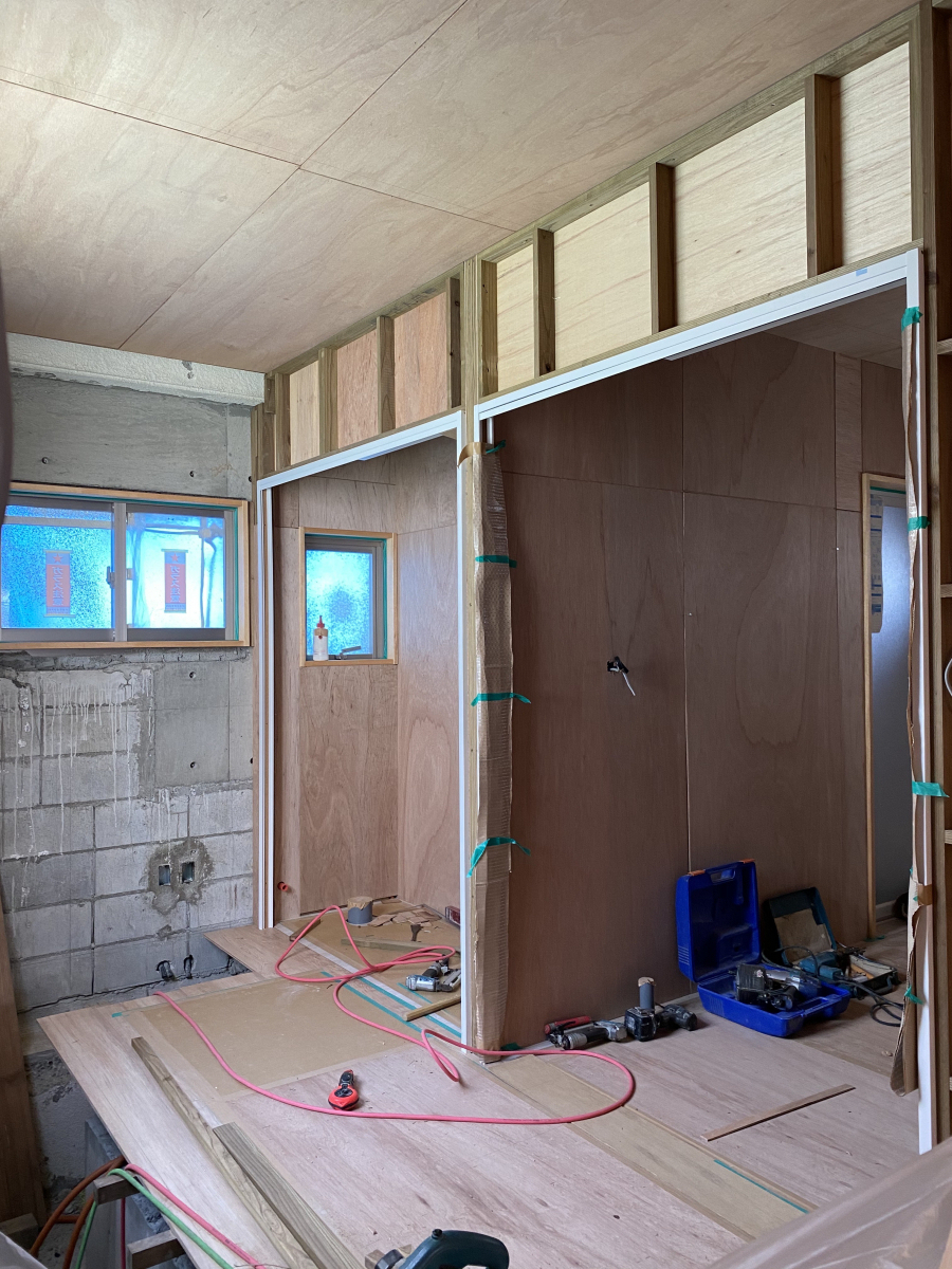 トーヨー建材のおしゃれな室内ドアがアクセントとなり、ご満足頂けました🙌の施工前の写真3