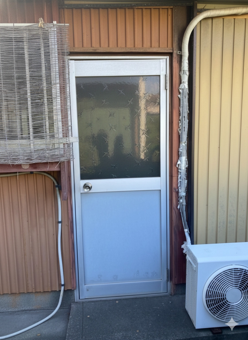 秀和の【大規模リフォームに合わせて勝手口を一新】防犯・断熱・利便性が劇的に向上の施工前の写真1
