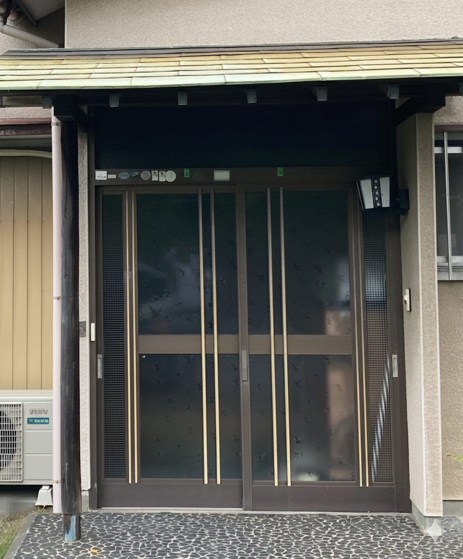 秀和の【玄関引戸から「ドア」へ】補助金活用でお得に刷新の施工前の写真1