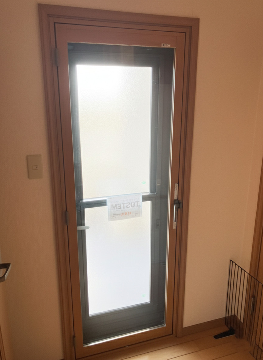 秀和の【えっ、勝手口にもつくの？】「扉に扉」のインプラスで断熱！の施工後の写真2