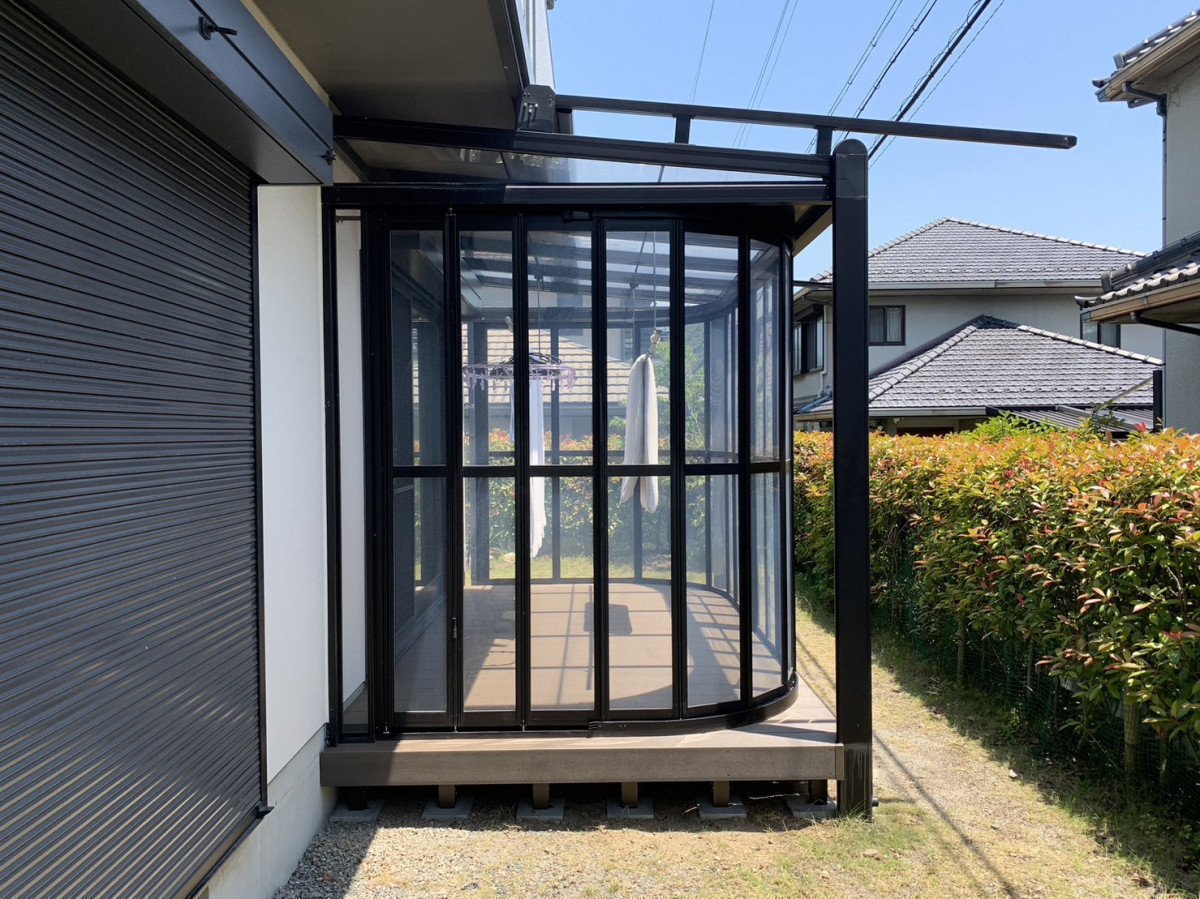 アイムホームの✨ウッドデッキを再施工✨の施工後の写真2