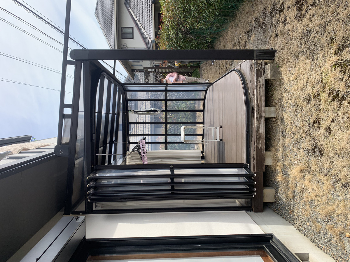 アイムホームの✨ウッドデッキを再施工✨の施工前の写真3