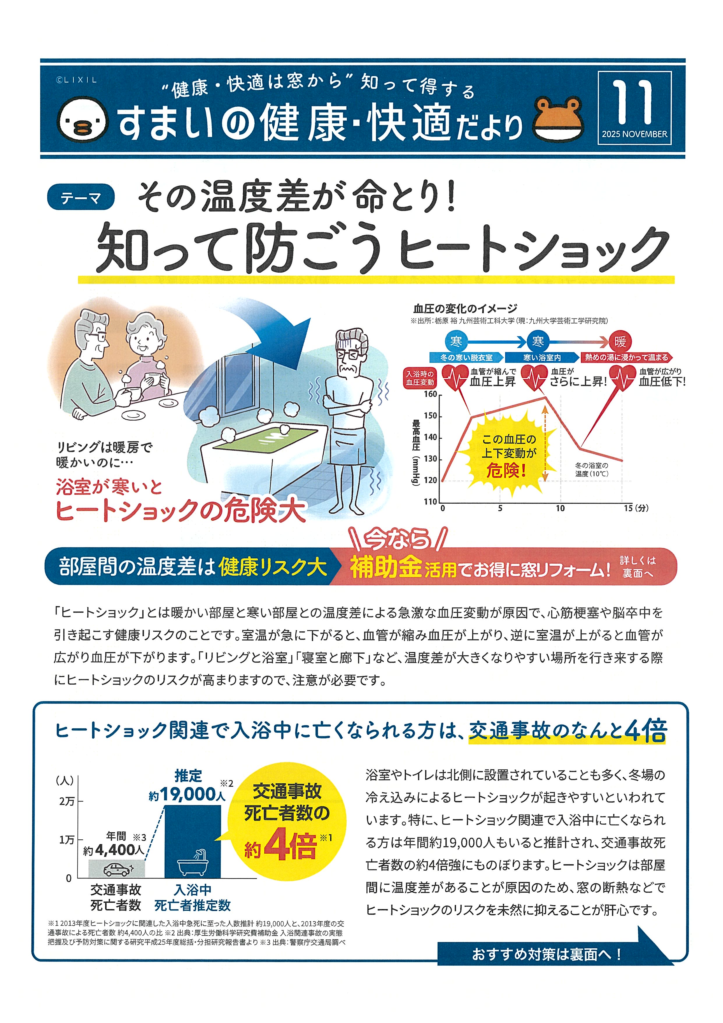 温度差に注意！ヒートショック💦 MQ仙台店のブログ 写真1