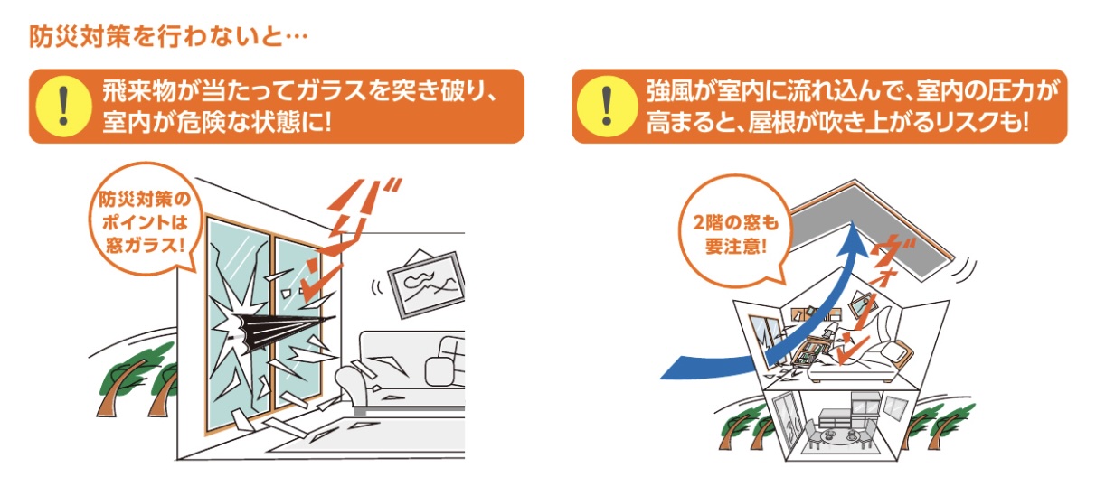 窓の防災対策！ 長崎サッシ工業のブログ 写真1