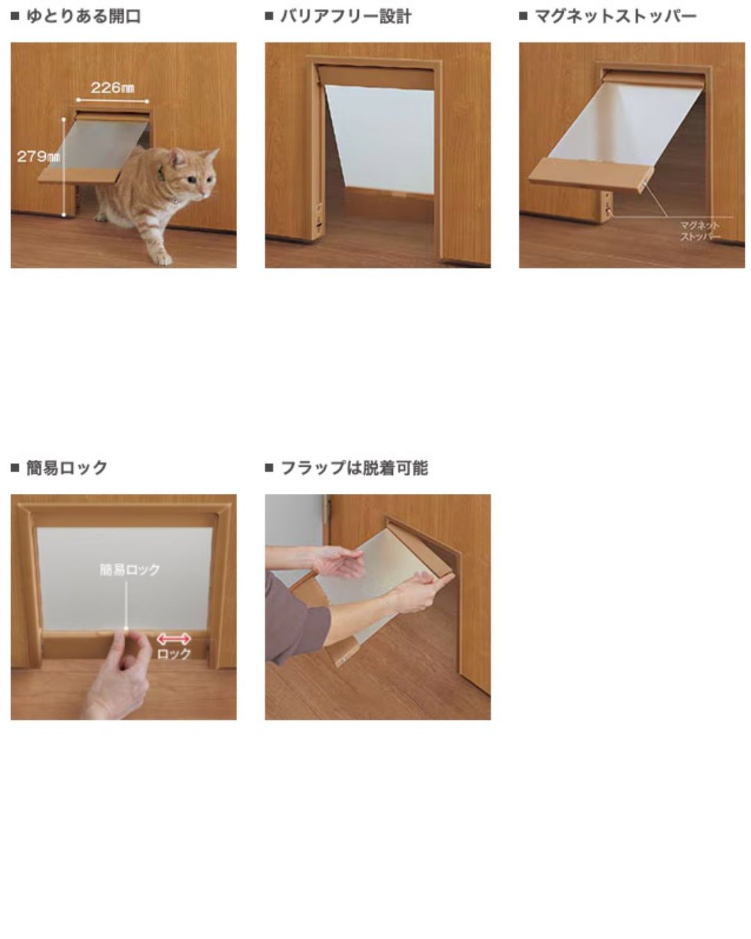 「ペットドア」で自分でお部屋を行ったり来たり 長崎サッシ工業のブログ 写真2