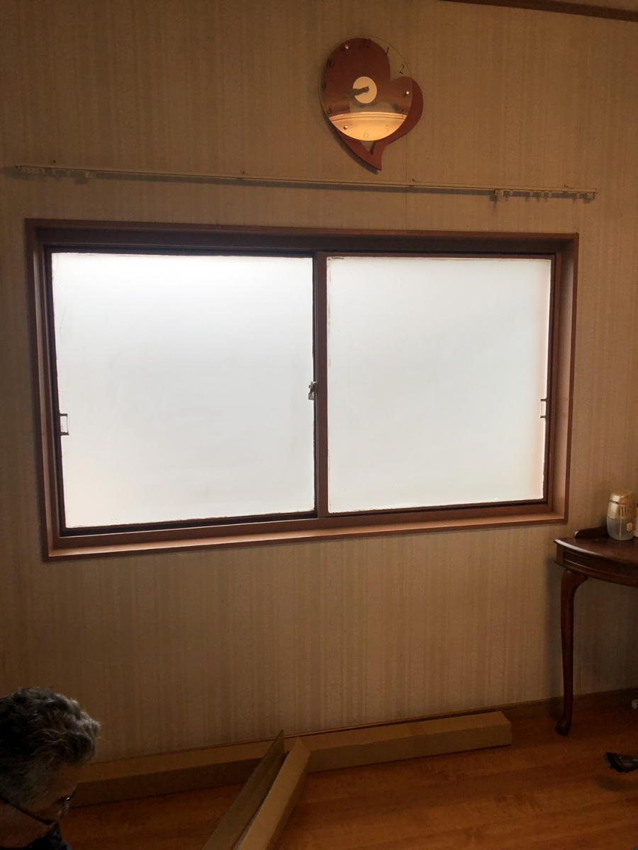 長崎サッシ工業の長崎県波佐見町　内窓（インプラス）設置工事の施工前の写真2