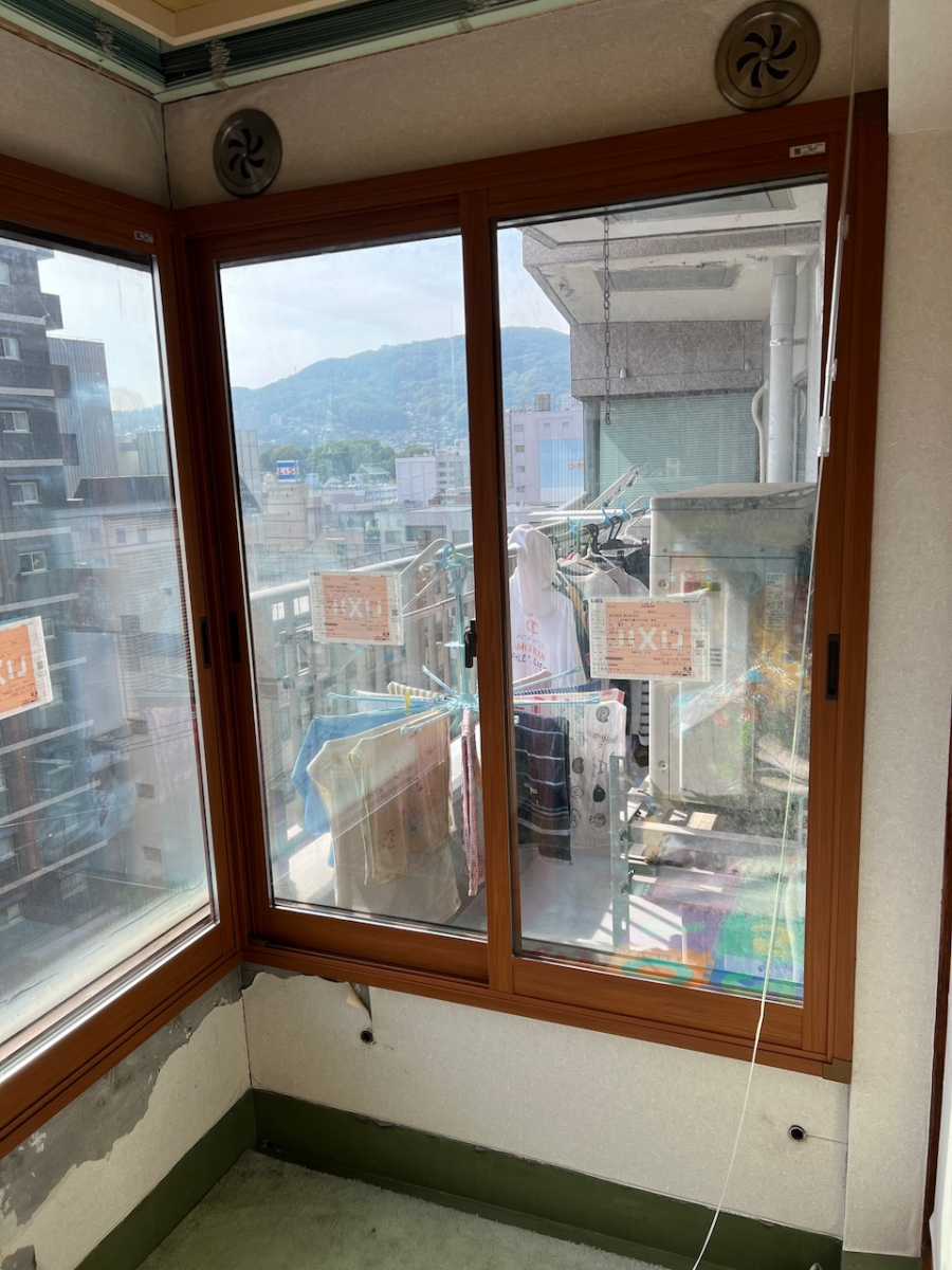 長崎サッシ工業の長崎県佐世保市　内窓　インプラス　マンションの施工後の写真2