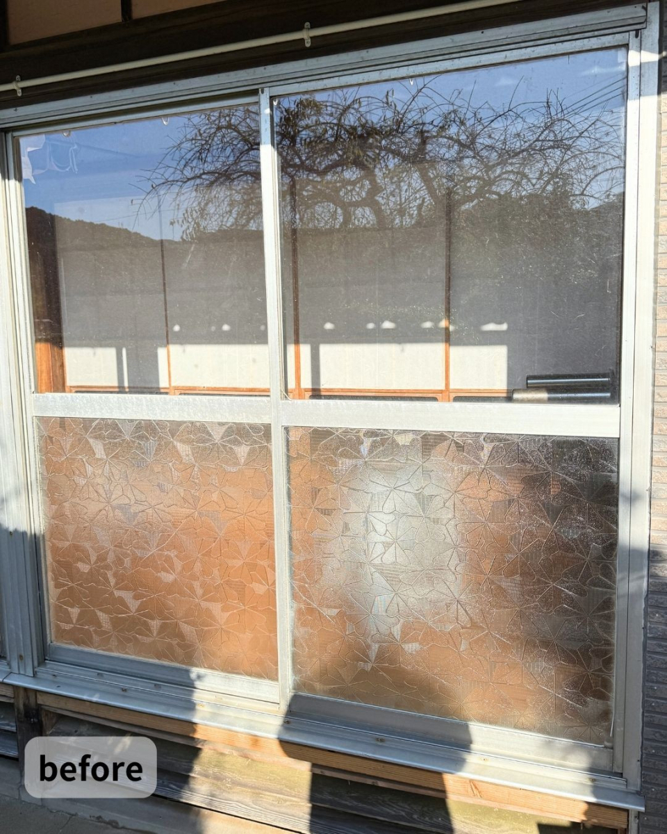 長崎サッシ工業の古いサッシを「サーモスL」へ交換の施工前の写真2