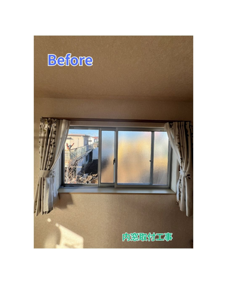 田中ガラスの【窓｜インプラス】内窓取付工事～２階洋室をアップデート～の施工前の写真1