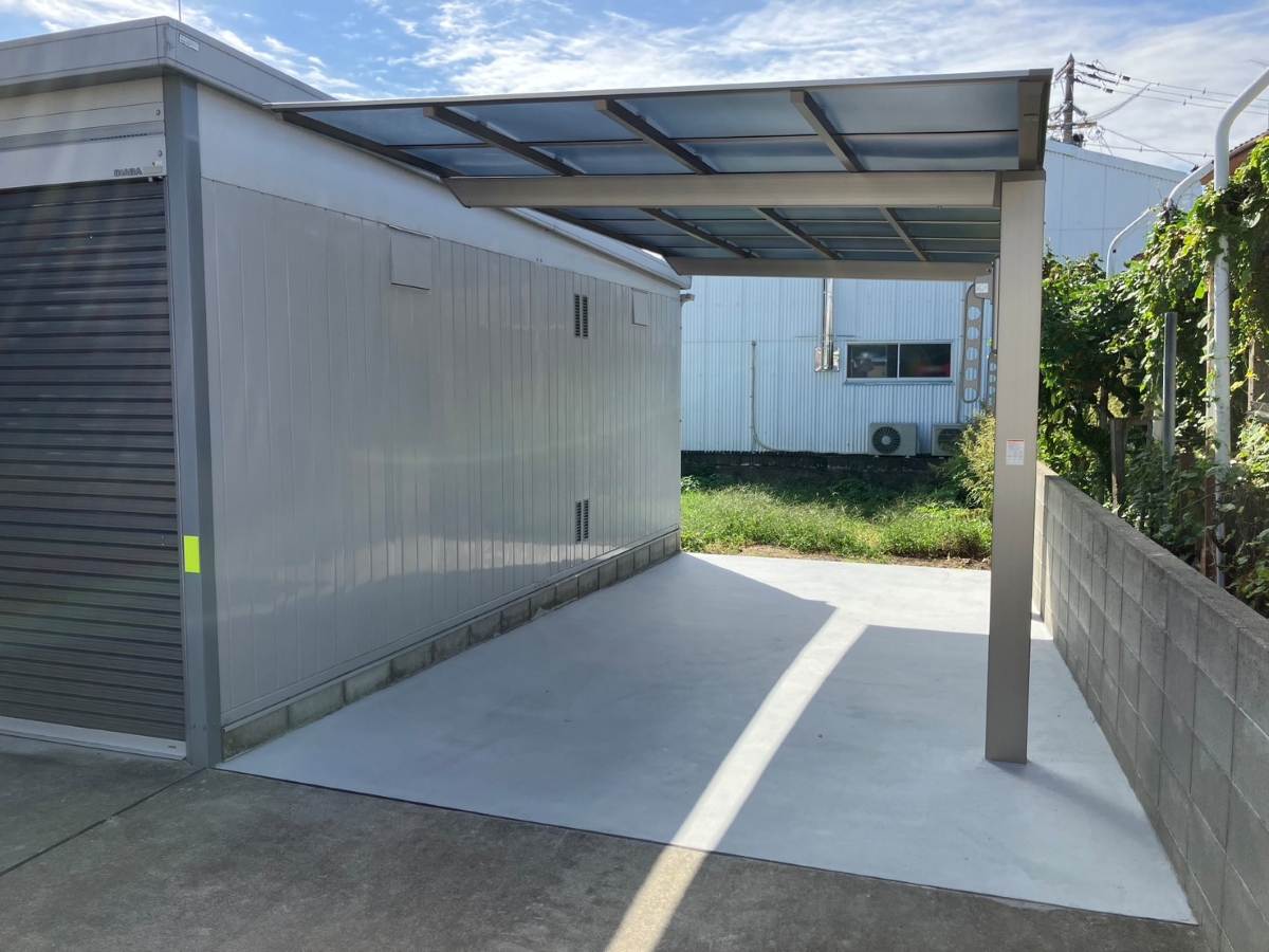 広海クラシオ 徳島応神店の【カーポート】ネスカＦ１台用の施工事例詳細写真2