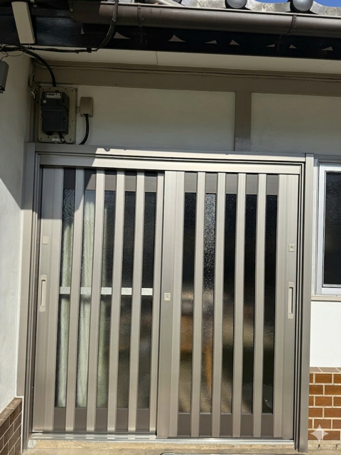 金谷ガラス店の1日で2箇所同時施工　リシェント引戸　R8.3施工の施工後の写真2