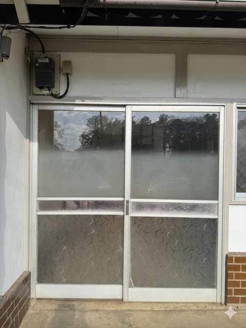 金谷ガラス店の1日で2箇所同時施工　リシェント引戸　R8.3施工の施工前の写真2