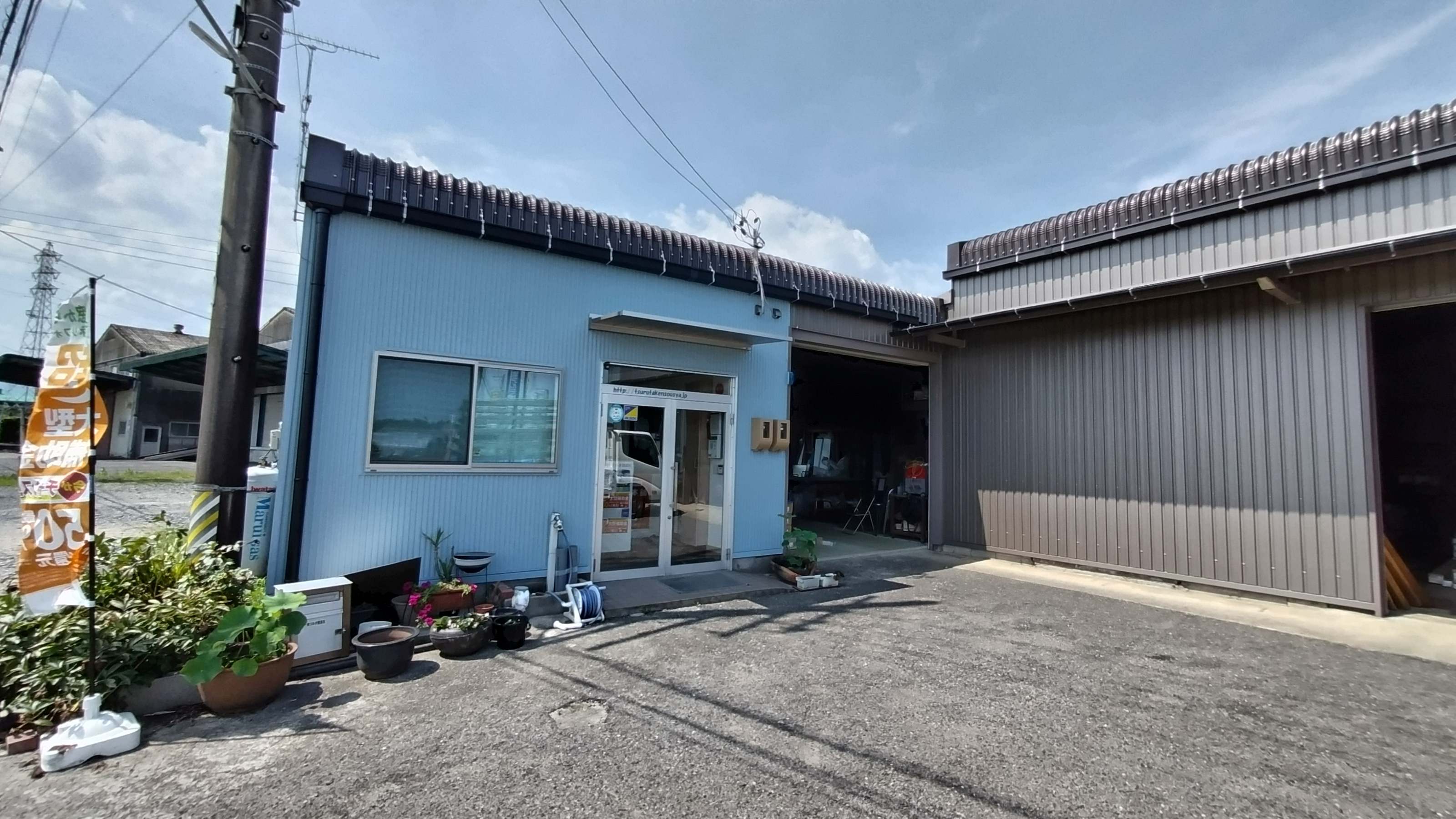事務所・工場の外装リフレッシュ完了しました ツルタ建装社のブログ 写真1
