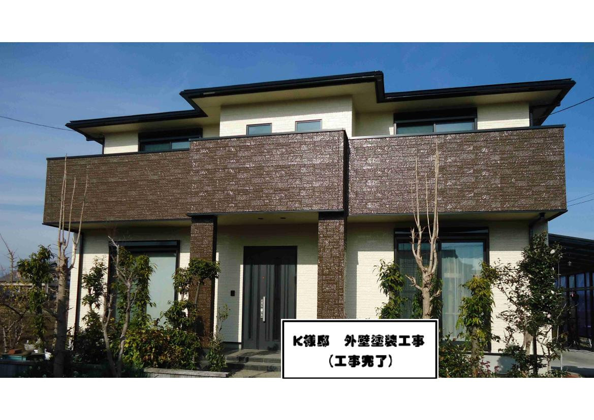 ツルタ建装社のＫ様邸　外壁塗装事例のご紹介の施工後の写真2