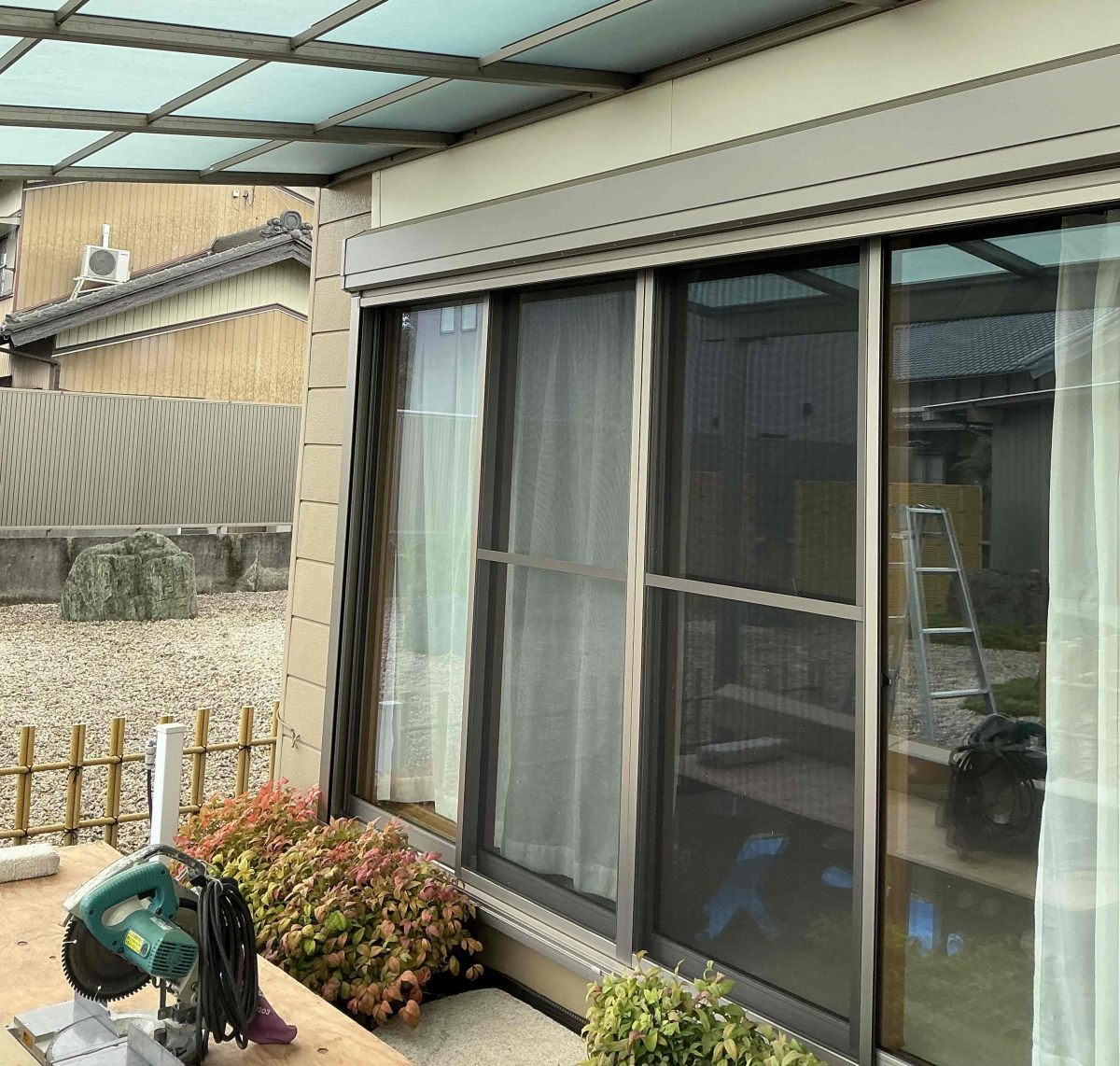 ツルタ建装社のH様邸 スタイルシェード設置事例の施工前の写真1