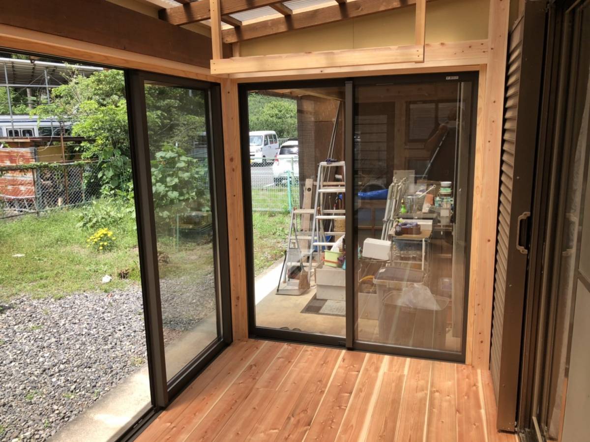 松井トーヨー住建の洗濯物干し部屋の施工後の写真3