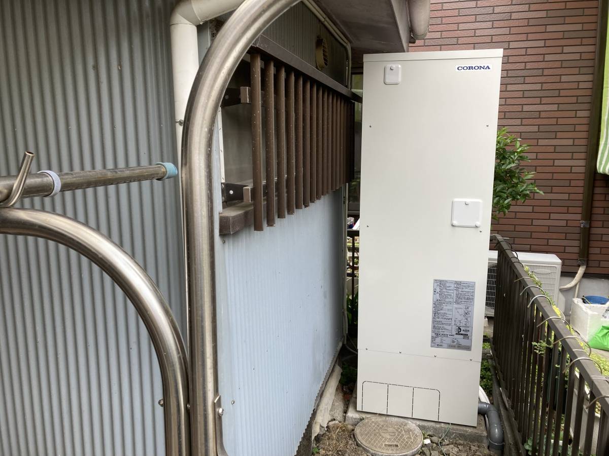 松井トーヨー住建の電気温水器交換の施工後の写真1
