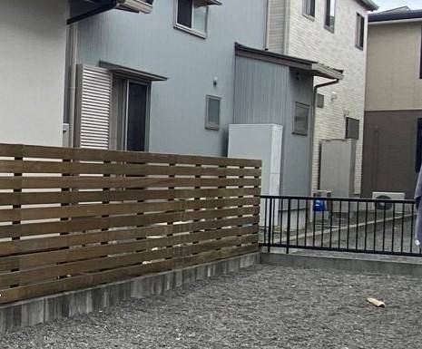 松井トーヨー住建の駐輪場付き倉庫の施工前の写真1