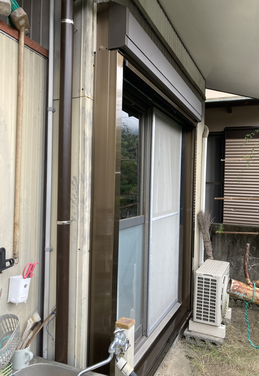 松井トーヨー住建のリフォームシャッター取付の施工後の写真1