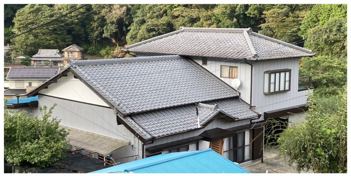 松井トーヨー住建の✨住宅外壁塗装✨　　住宅を数十年ぶりに化粧しました💖の施工後の写真1