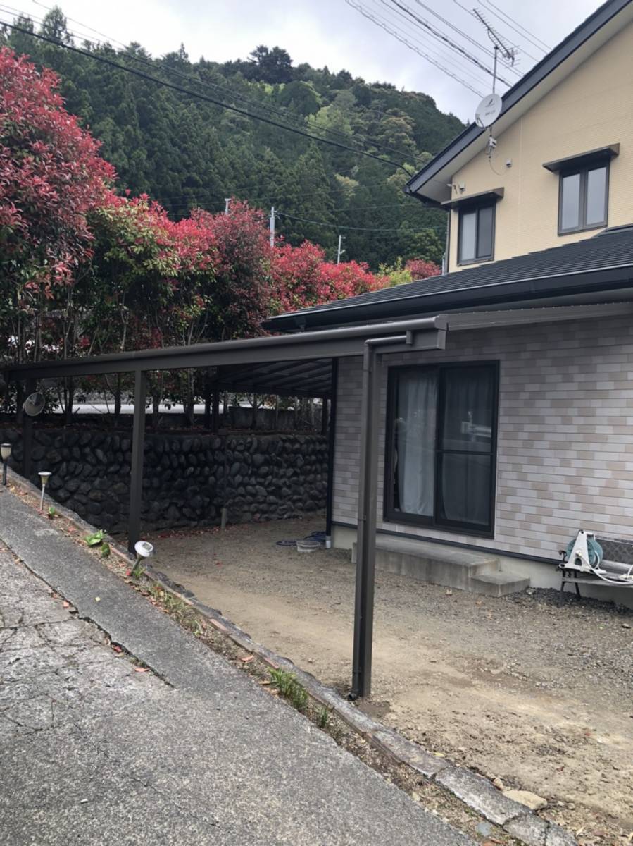 松井トーヨー住建のテラス取付の施工後の写真1