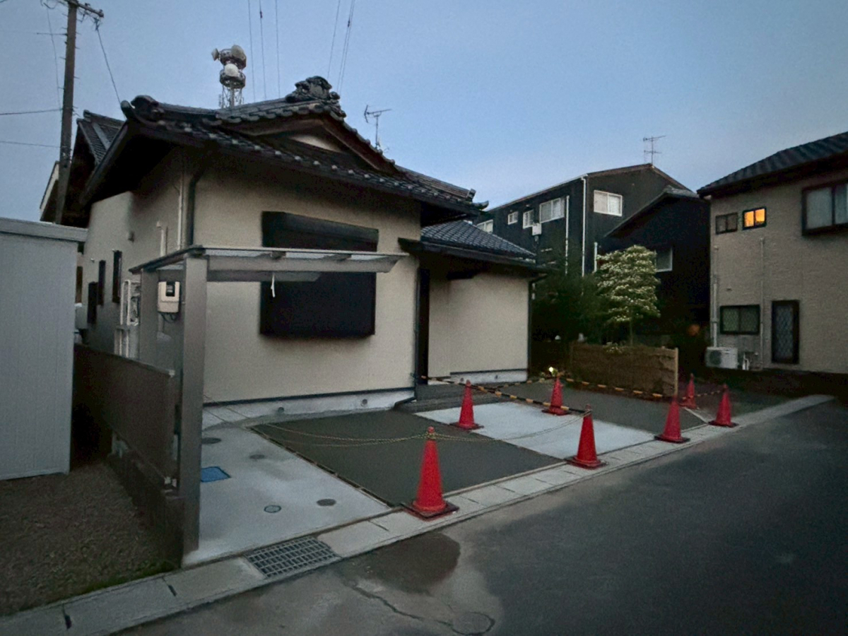松井トーヨー住建の駐車場を広げようプロジェクト(*^^)v もうすぐ完成です♪の施工後の写真3