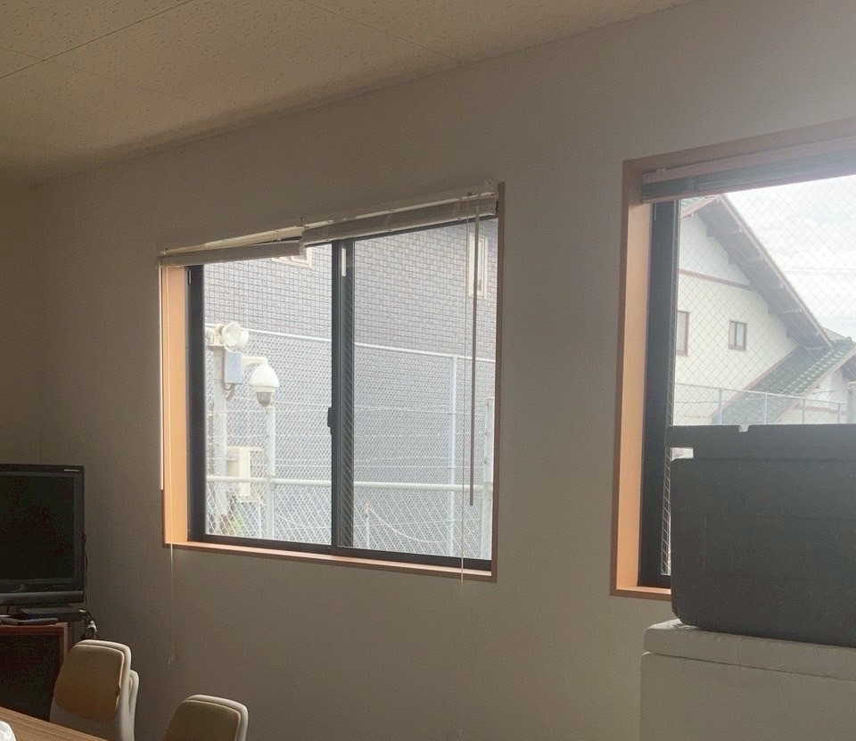 松井トーヨー住建の鉄骨造の事務所の壁を修復しました(^^♪の施工後の写真3